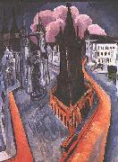 Ernst Ludwig Kirchner The red tower of Halle painting